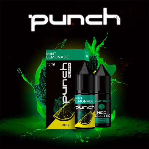 Набір для самозамісу Punch Salt 15 мл (50 мг) - Mint Lemonade (Лимонад, М'ята)