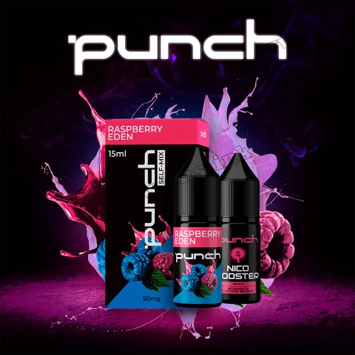 Набір для самозамісу Punch Salt 15 мл (50 мг) - Raspberry Eden (Малина, Ожина)