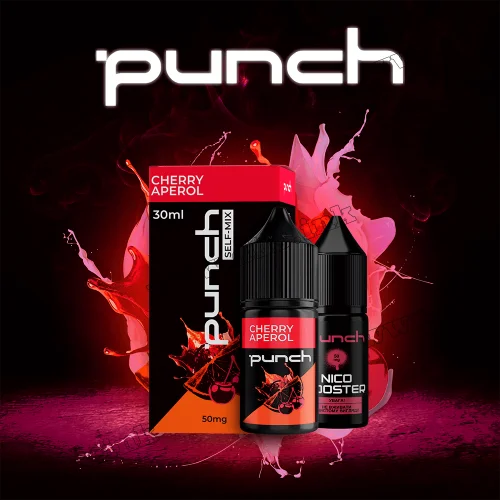Набір для самозамісу Punch Salt 30 мл (50 мг) - Cherry Aperol (Вишня, Апельсин, Грейпфрут) Набір для самозамісу Punch Salt 30 мл (50 мг) - Cherry Aperol (Вишня, Апельсин, Грейпфрут)