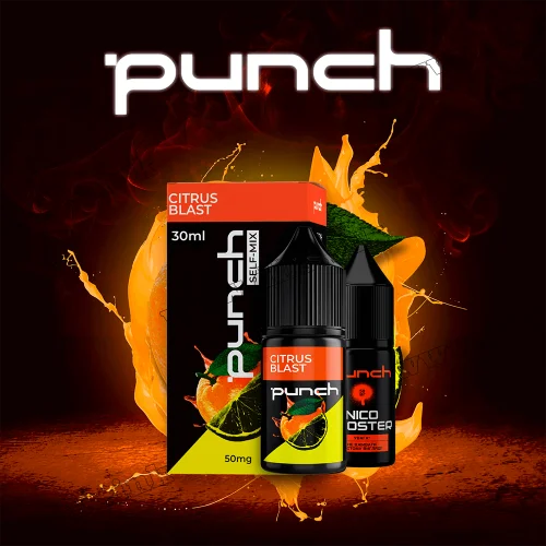 Набір для самозамісу Punch Salt 30 мл (50 мг) - Citrus Blast (Апельсин, Лимон) Набір для самозамісу Punch Salt 30 мл (50 мг) - Citrus Blast (Апельсин, Лимон)