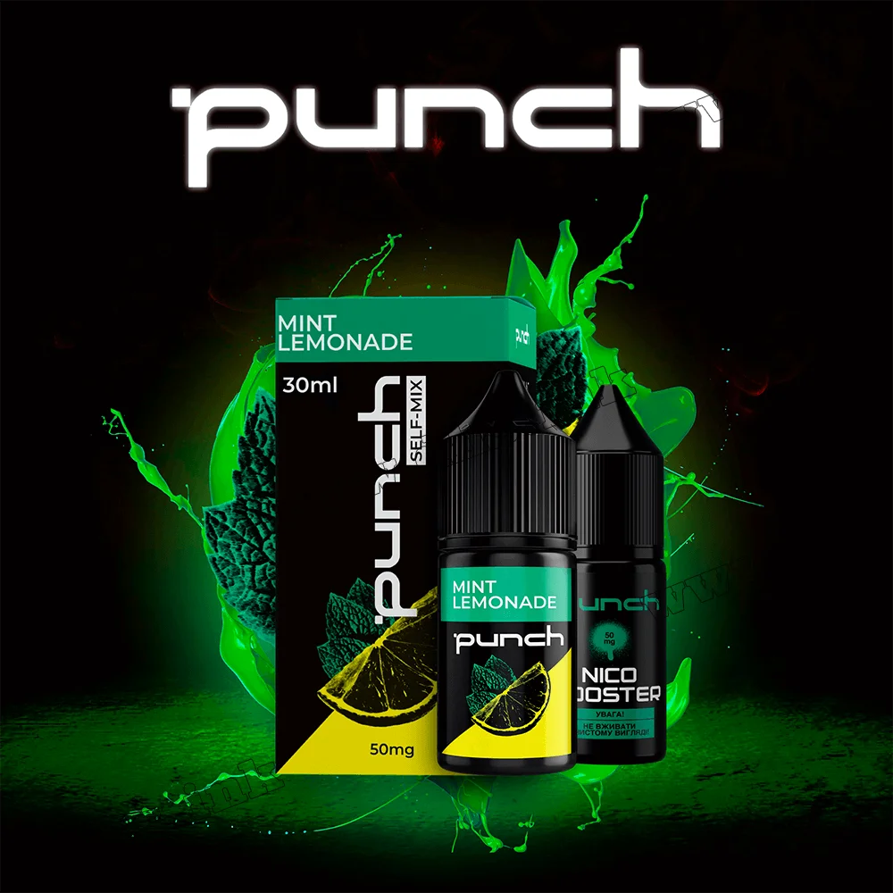 Набір для самозамісу Punch Salt 30 мл (50 мг) - Mint Lemonade (Лимонад, М'ята)