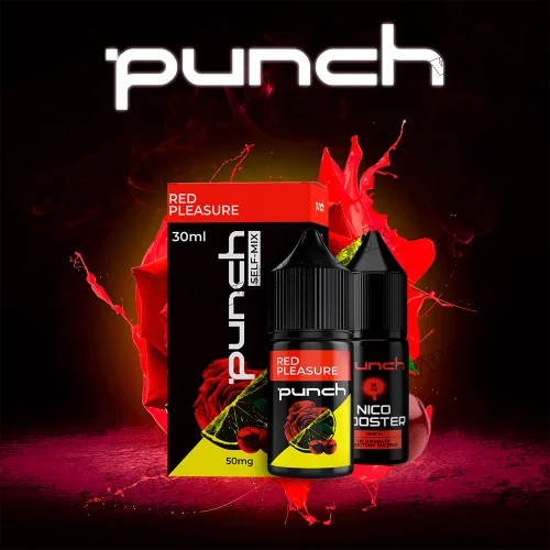 Набір для самозамісу Punch Salt 30 мл (50 мг) - Red Pleasure (Вишня, Троянда, Лимон) Набір для самозамісу Punch Salt 30 мл (50 мг) - Red Pleasure (Вишня, Троянда, Лимон)