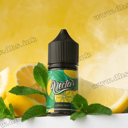 Сольова рідина Nectar Salt 30 мл (50 мг) - Lemon Mint (Лимон, М'ята)