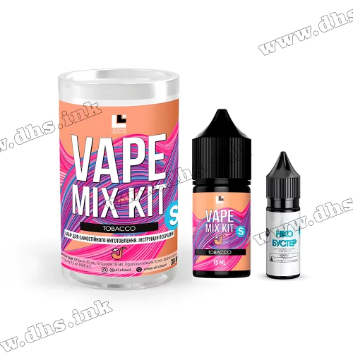 Набор для самозамеса Octobar Vape Mix Kit Salt 30 мл (50 мг) - Tobacco (Табак)