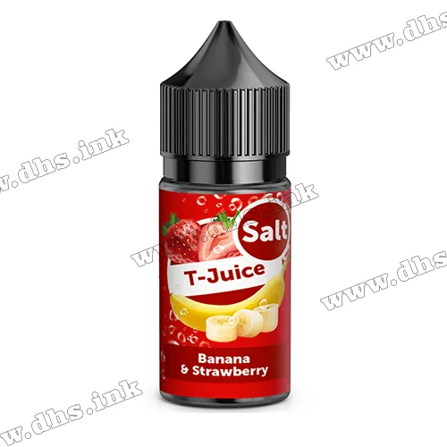 Сольова рідина Flavorlab T Juice Salt 30 мл (50 мг) - Banana Strawberry (Банан, Полуниця)