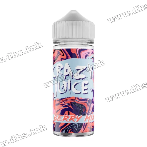 Органічна рідина Crazy Juice Organic 120 мл (6 мг) - Berry Mix (Ягідний Мікс)