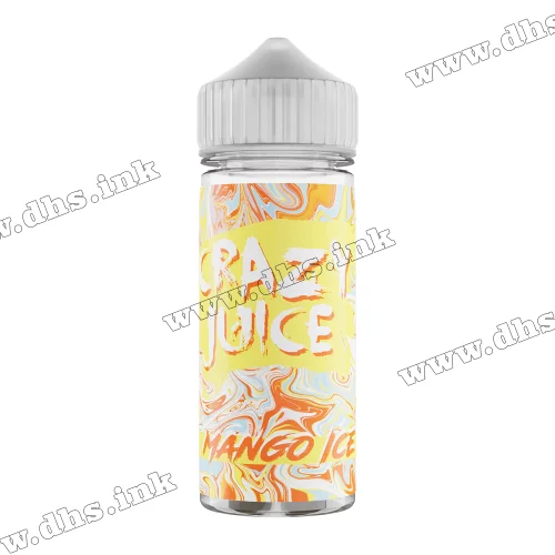 Органическая жидкость Crazy Juice Organic 120 мл (3 мг) - Mango Ice (Манго, Лед)