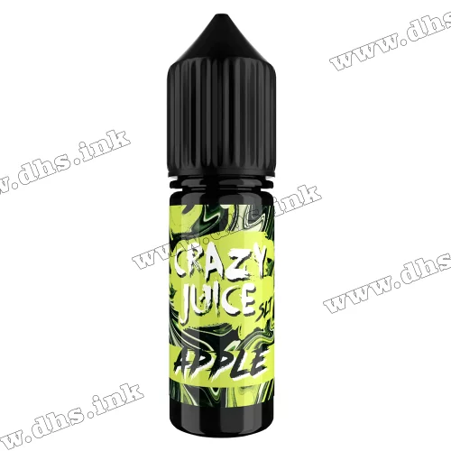 Солевая жидкость Crazy Juice Salt 15 мл (30 мг) - Apple (Яблоко)