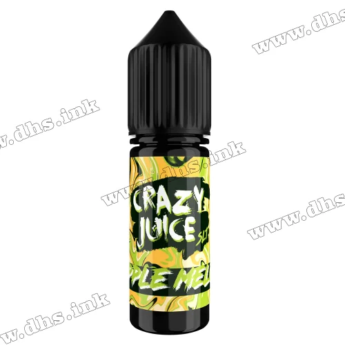 Солевая жидкость Crazy Juice Salt 15 мл (30 мг) - Apple Melon (Яблоко, Дыня)