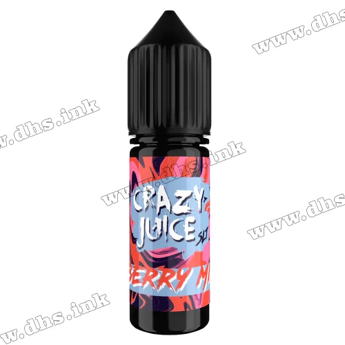 Солевая жидкость Crazy Juice Salt 15 мл (30 мг) - Berry Mix (Ягодный Микс)
