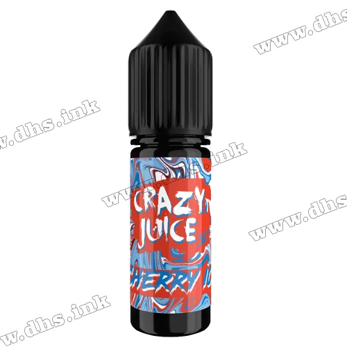 Солевая жидкость Crazy Juice Salt 15 мл (30 мг) - Cherry Ice (Вишня, Лед)