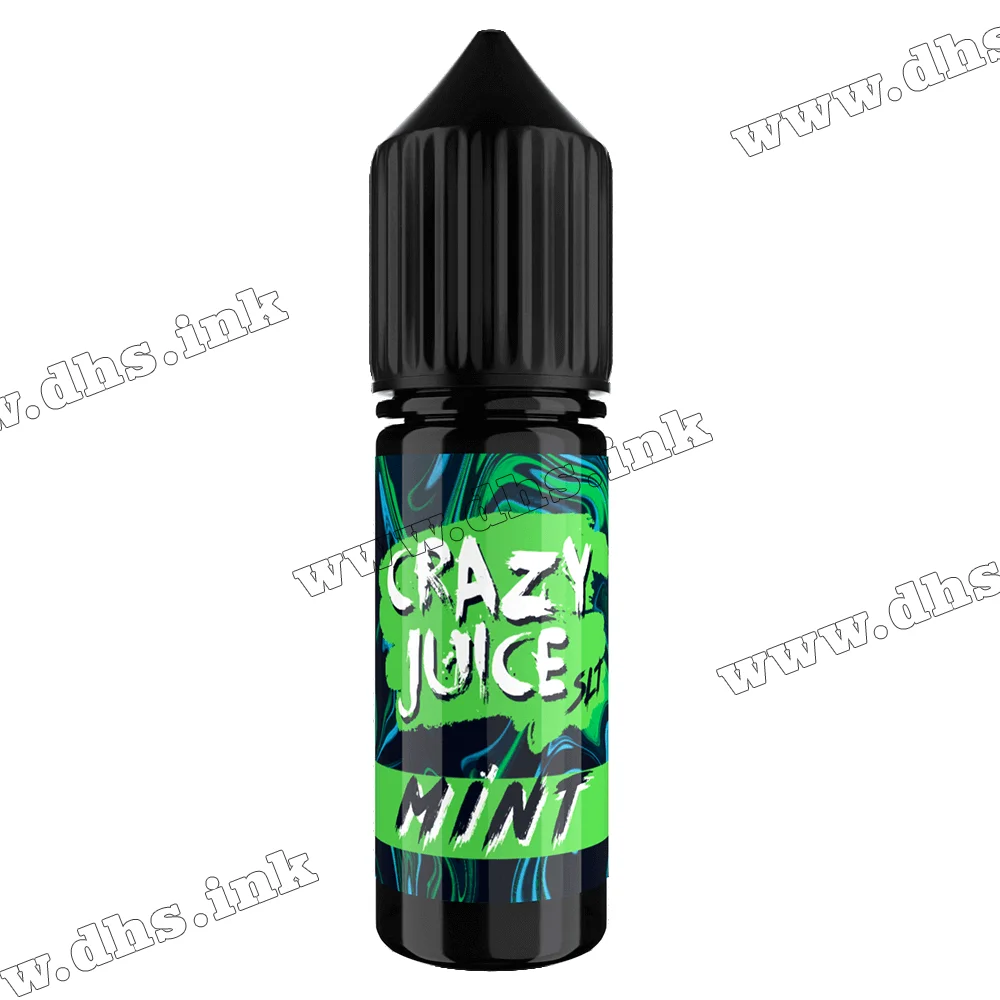 Сольова рідина Crazy Juice Salt 15 мл (50 мг) - Mint (Солодка М'ята)