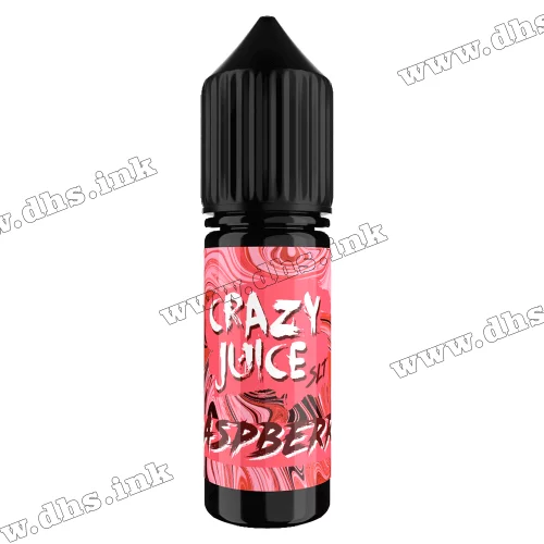 Солевая жидкость Crazy Juice Salt 15 мл (30 мг) - Rasberry (Малина)