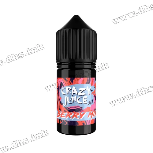 Солевая жидкость Crazy Juice Salt 30 мл (30 мг) - Berry Mix (Ягодный Микс)