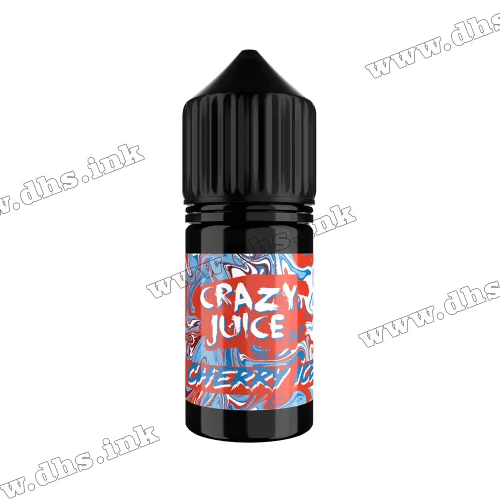 Сольова рідина Crazy Juice Salt 30 мл (50 мг) - Cherry Ice (Вишня, Лід)