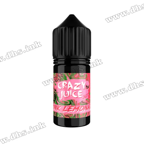 Солевая жидкость Crazy Juice Salt 30 мл (30 мг) - Pink Lemonade (Розовый Лимонад)