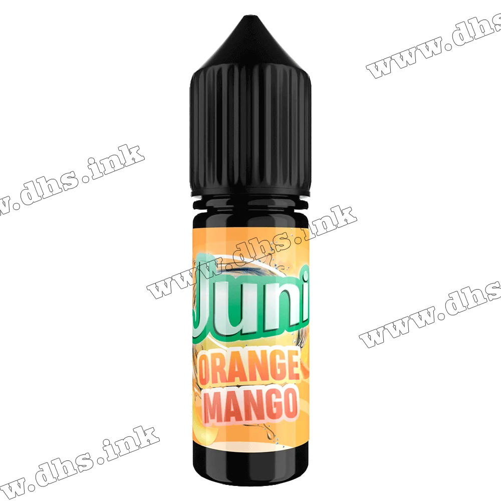 Сольова рідина Juni Salt 15 мл (50 мг) - Orange Mango (Апельсин, Манго)