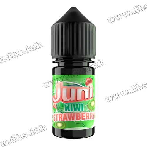 Сольова рідина Juni Salt 30 мл (30 мг) - Kiwi Strawberry (Ківі, Полуниця)