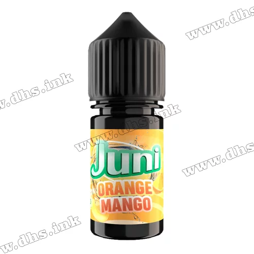 Солевая жидкость Juni Salt 30 мл (50 мг) - Orange Mango (Апельсин, Манго)