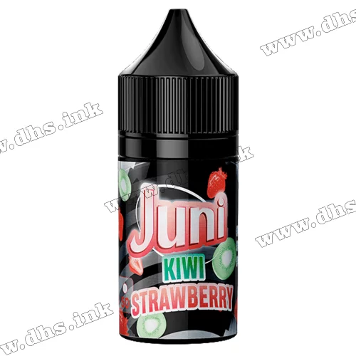 Сольова рідина Juni Silver Ice Salt 30 мл (30 мг) - Kiwi Strawberry (Ківі, Полуниця)