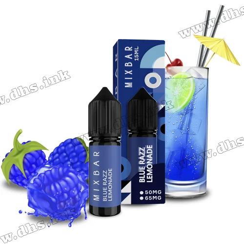 Сольова рідина Mix Bar Salt 15 мл (65 мг) - Blue Razz Lemonade (Ягідний Лимонад)