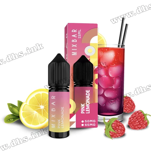 Солевая жидкость Mix Bar Salt 15 мл (50 мг) - Pink Lemonade (Розовый Лимонад)