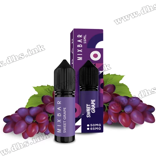 Солевая жидкость Mix Bar Salt 15 мл (50 мг) - Sweet Grape (Сладкий Виноград)