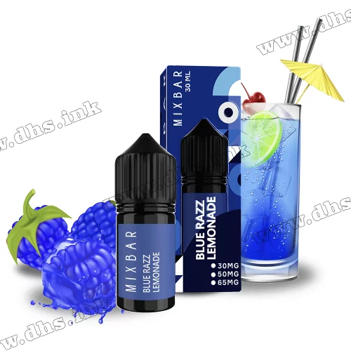 Солевая жидкость Mix Bar Salt 30 мл (30 мг) - Blue Razz Lemonade (Ягодный Лимонад)