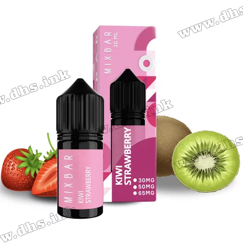 Солевая жидкость Mix Bar Salt 30 мл (65 мг) - Kiwi Strawberry (Киви, Клубника)