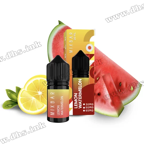 Сольова рідина Mix Bar Salt 30 мл (65 мг) - Lemon Watermelon (Лимон Кавун)