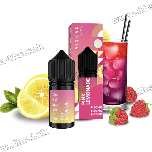 Солевая жидкость Mix Bar Salt 30 мл (30 мг) - Pink Lemonade (Розовый Лимонад)