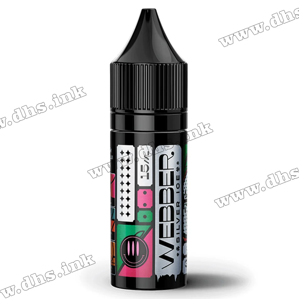 Сольова рідина  Webber Silver Ice Salt 15 мл (50 мг) - Double Apple (Подвійне Яблуко)