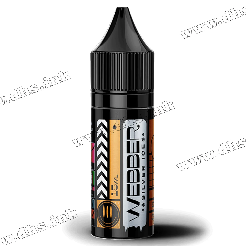 Сольова рідина  Webber Silver Ice Salt 15 мл (50 мг) - Orange Peach (Апельсин, Персик)