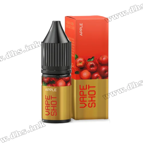 Солевая жидкость Vape Shot Salt 10 мл (65 мг) - Apple (Яблоко) Солевая жидкость Vape Shot Salt 10 мл (65 мг) - Apple (Яблоко)