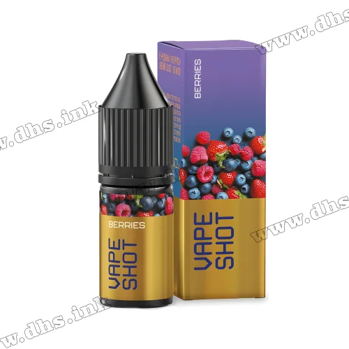 Солевая жидкость Vape Shot Salt 10 мл (65 мг) - Berries (Лесные Ягоды) Солевая жидкость Vape Shot Salt 10 мл (65 мг) - Berries (Лесные Ягоды)