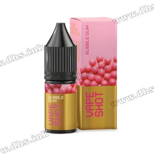 Солевая жидкость Vape Shot Salt 10 мл (65 мг) - Bubble Gum (Бабл Гам) Солевая жидкость Vape Shot Salt 10 мл (65 мг) - Bubble Gum (Бабл Гам)