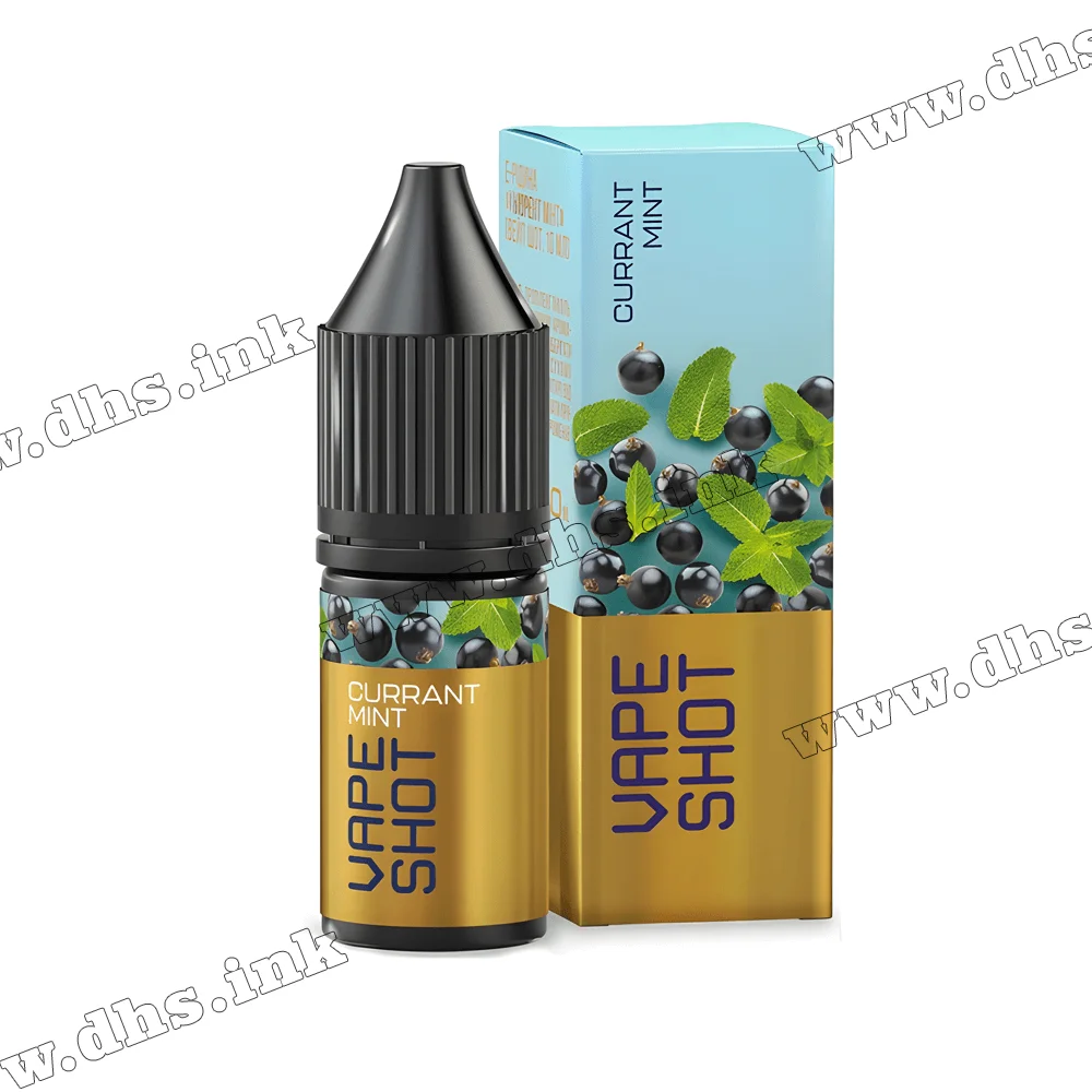 Сольова рідина Vape Shot Salt 10 мл (65 мг) - Currant Mint (Смородина, М'ята)