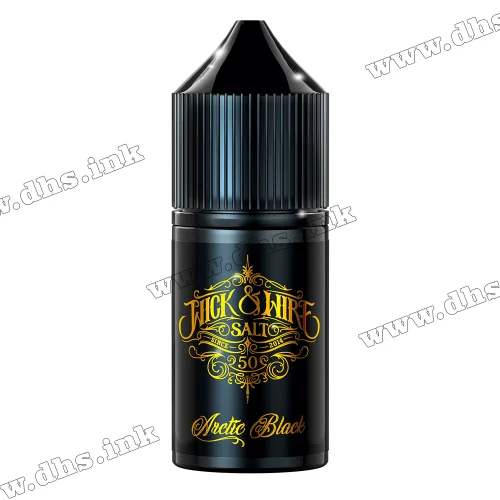 Сольова рідина Wick & Wire V2 Salt 30 мл (50 мг) - Arctic Black (Смородина, Лід)