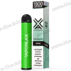 Одноразовая электронная сигарета Vaporlax X 1800 - Mint (Мята)
