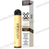 Одноразовая электронная сигарета Vaporlax X 1800 - Vanila Cream (Ванильный крем)