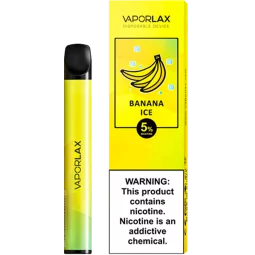 Одноразовая электронная сигарета Vaporlax Mate 800 - Ice Banana (Банан, Лед)