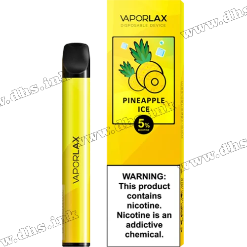 Одноразова електронна сигарета Vaporlax Mate 800 - Ice Pineapple (Ананас, Лід)