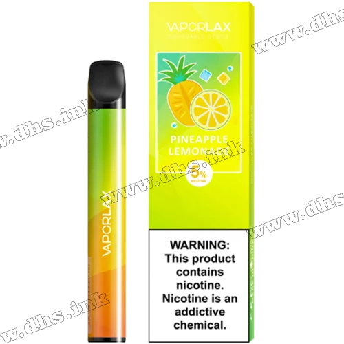 Одноразовая электронная сигарета Vaporlax Mate 800 - Pineapple Lemonade (Лимонад, Ананас)