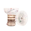 Чаша для кальяну Aroma Hookah - Zulu Glaze White Red