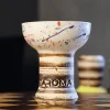 Чаша для кальяну Aroma Hookah - Zulu Glaze White Red