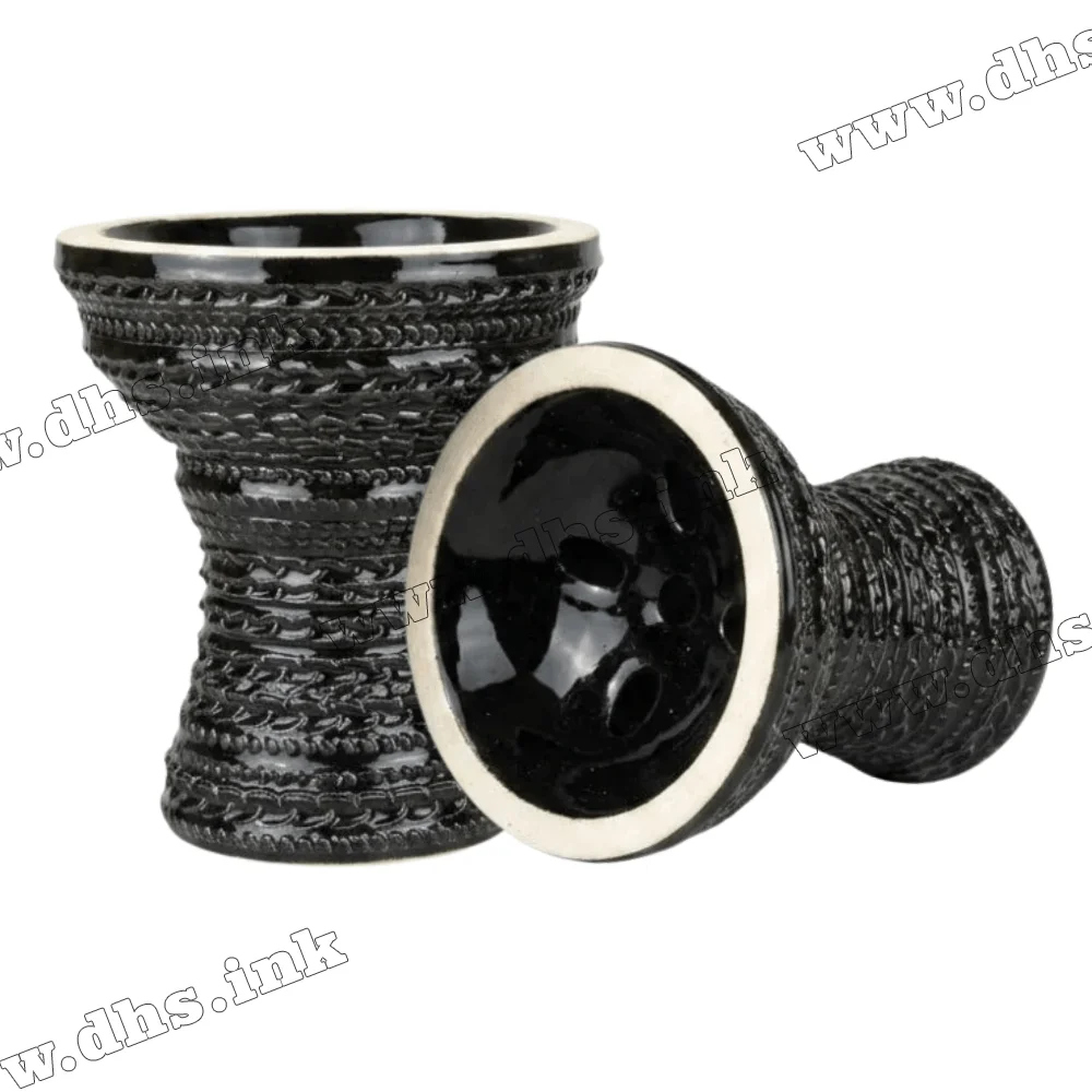 Чаша для кальяну Gusto Bowls - Turkish 2.0 Glaze Black Чаша для кальяну Gusto Bowls - Turkish 2.0 Glaze Black