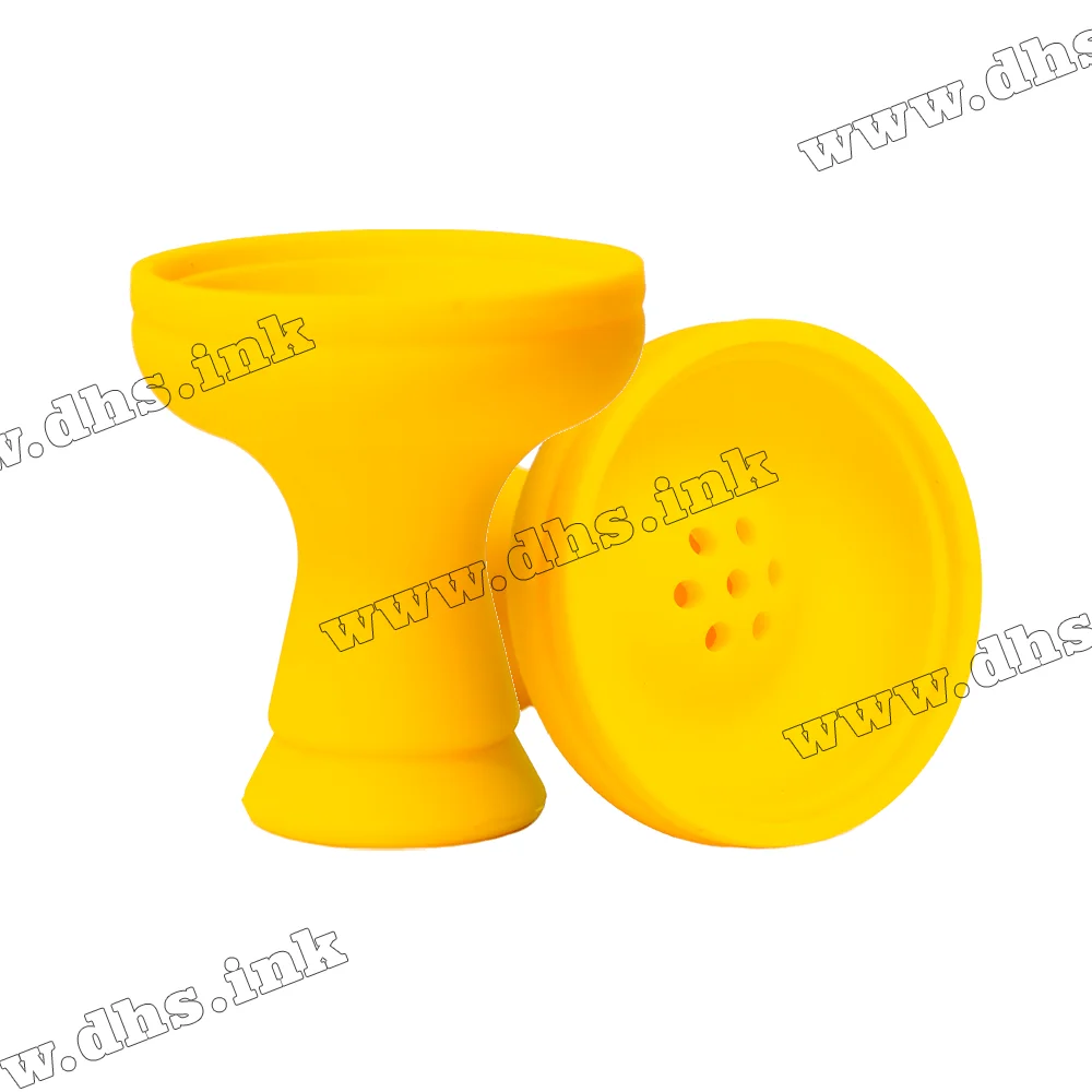 Чаша для кальяну Силіконова Hate - Phunny Жовта