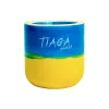 Чаша для кальяну Tiaga Hookah - Жовто-Блакитна