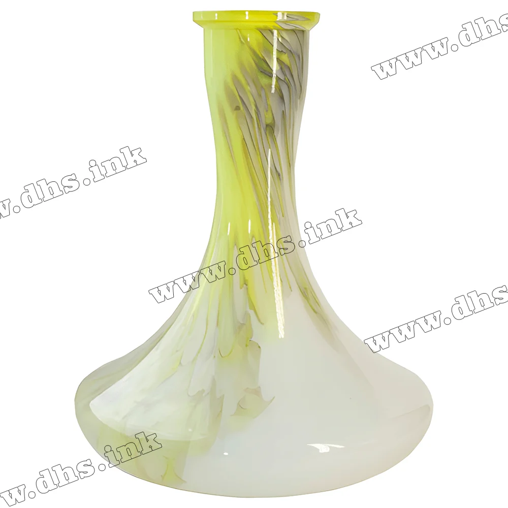 Колба для кальяну Україна Craft Біло-Жовта