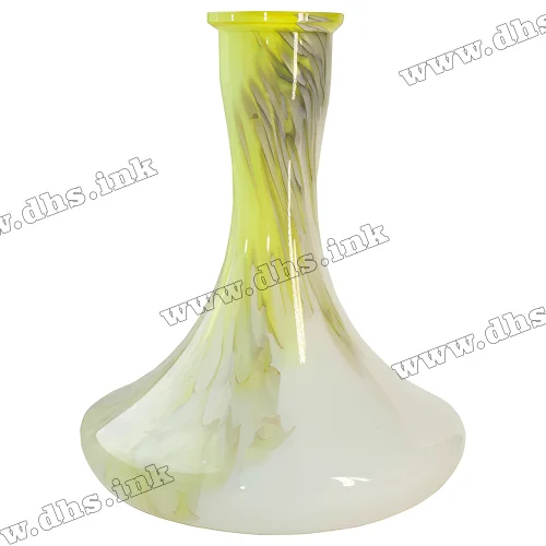 Колба для кальяна Украина Craft Бело-Желтая